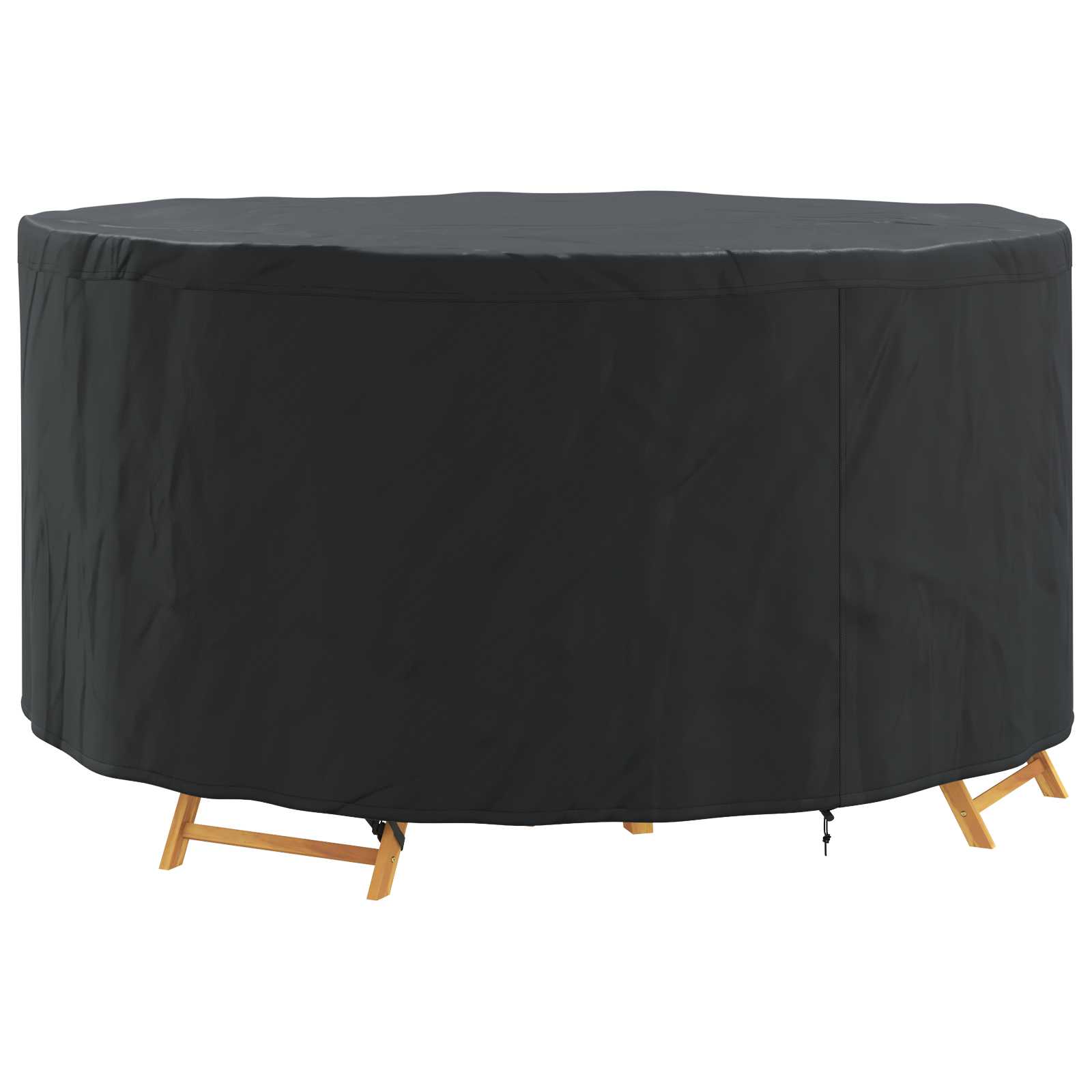 Utemöbelsskydd Svart 182 x 182 x 71 cm 600D tyg