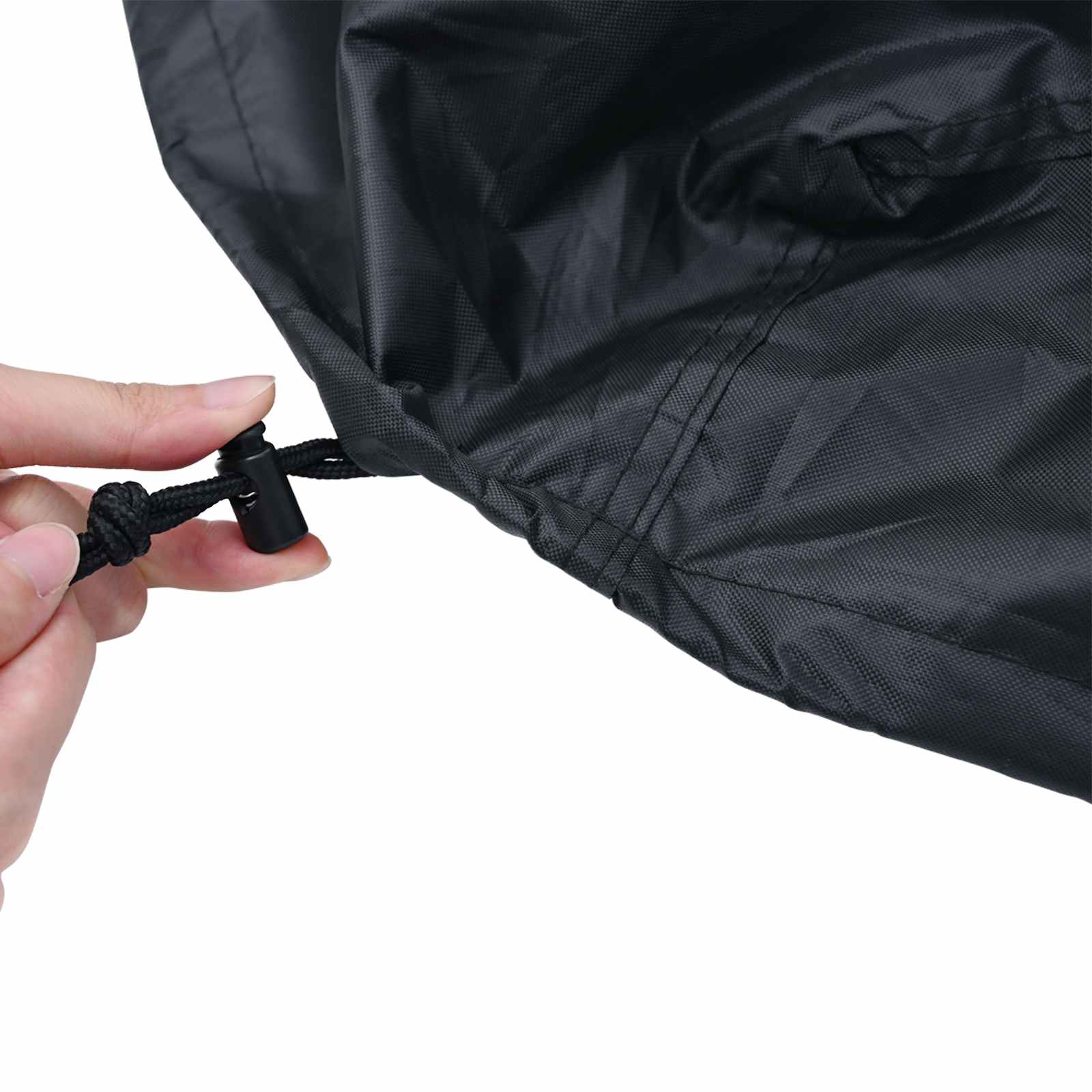 Bordskydd Enfärgad Svart 62 x 62 x 15 cm tyg