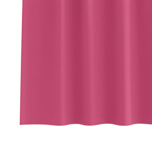 Mörkläggningsgardiner med Ringar 2 pcs Klart Pink 225 x 140 cm