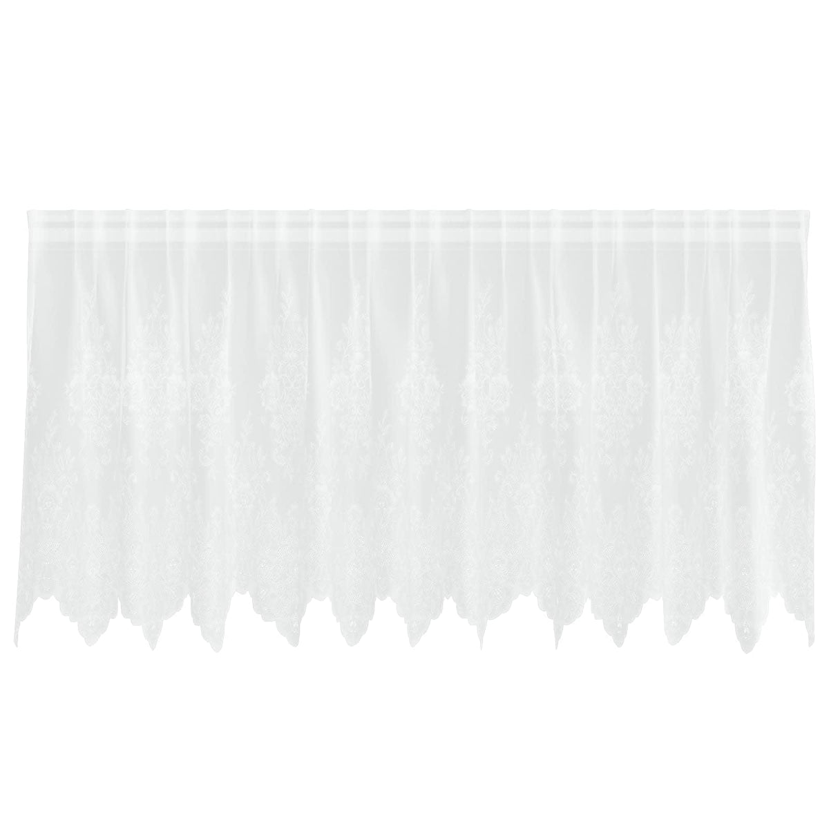 Spetsgardin Vit 120 x 300 cm Polyester
