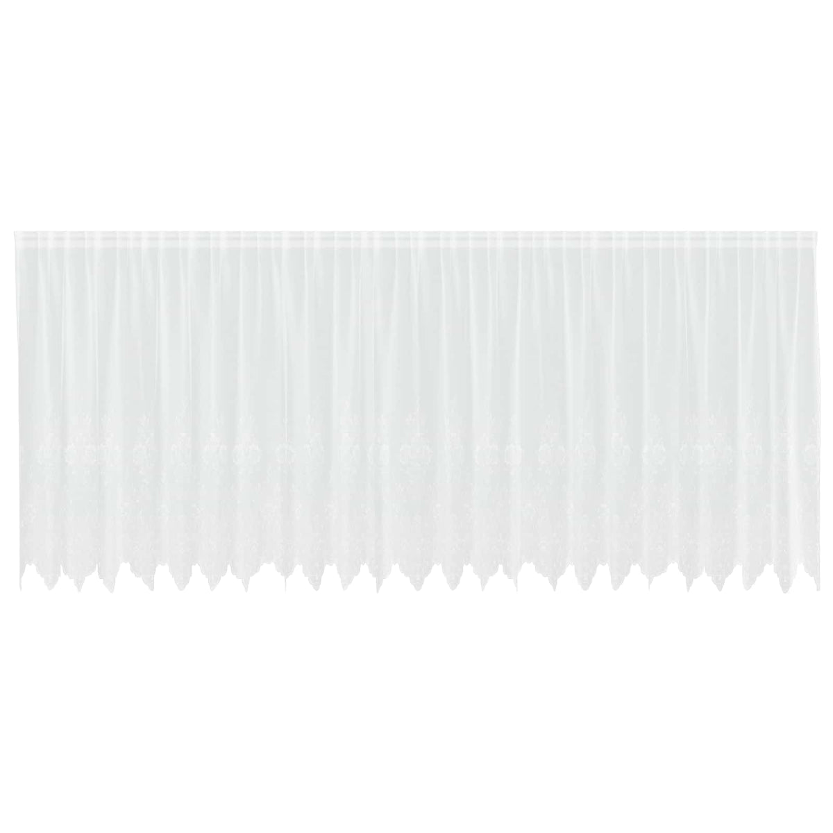 Spetsgardin Vit 180 x 600 cm Polyester