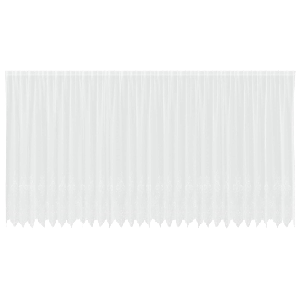 Spetsgardin Vit 245 x 750 cm Polyester
