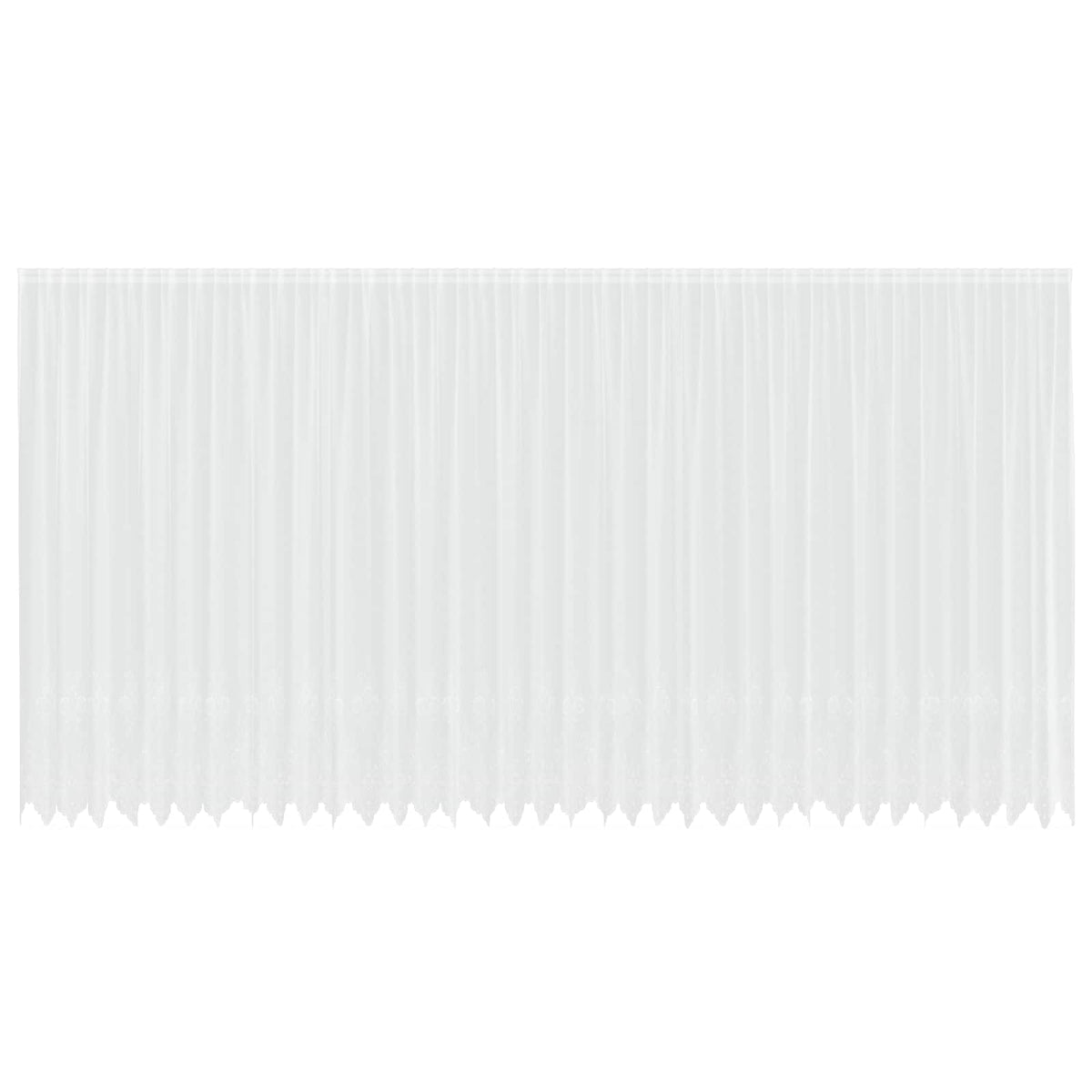 Spetsgardin Vit 300 x 900 cm Polyester