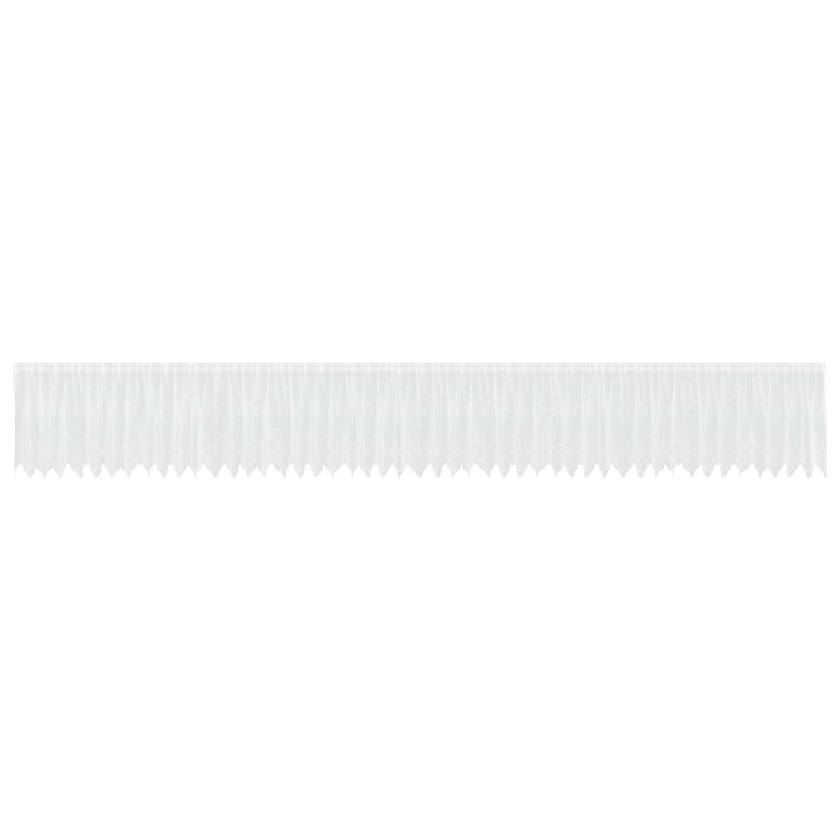 Spetsgardin Vit 100 x 1200 cm Polyester
