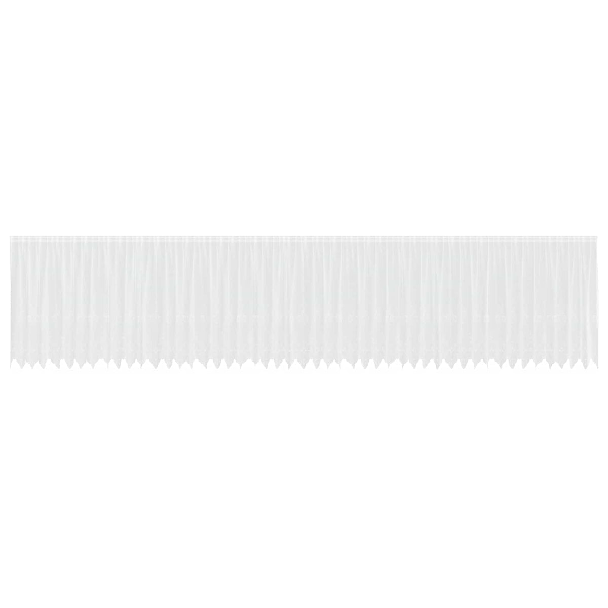 Spetsgardin Vit 160 x 1200 cm Polyester