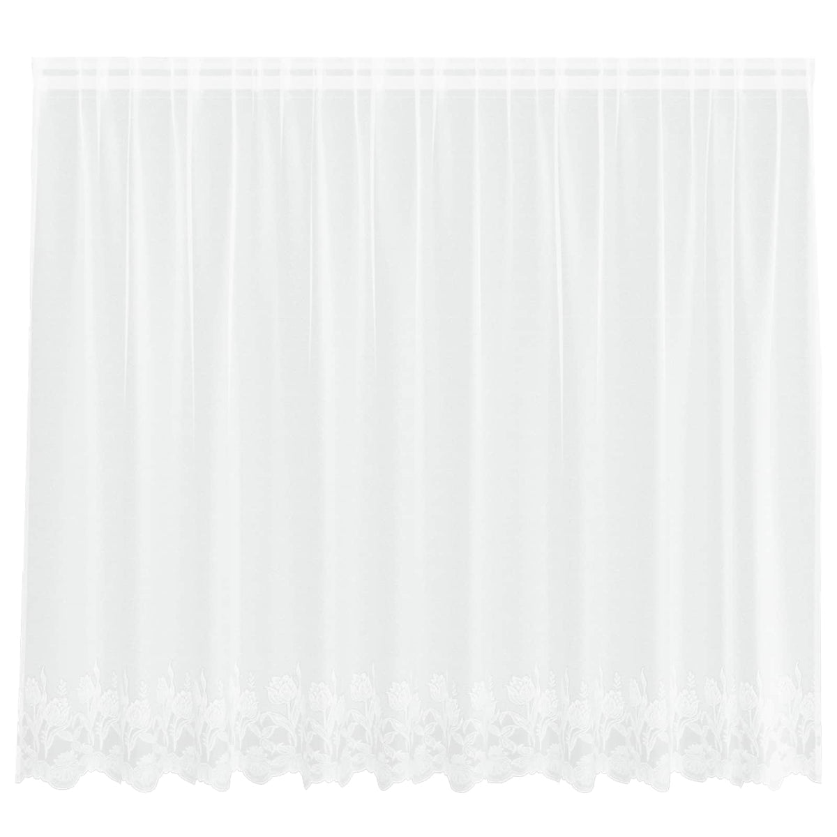 Spetsgardin Vit 180 x 300 cm Polyester