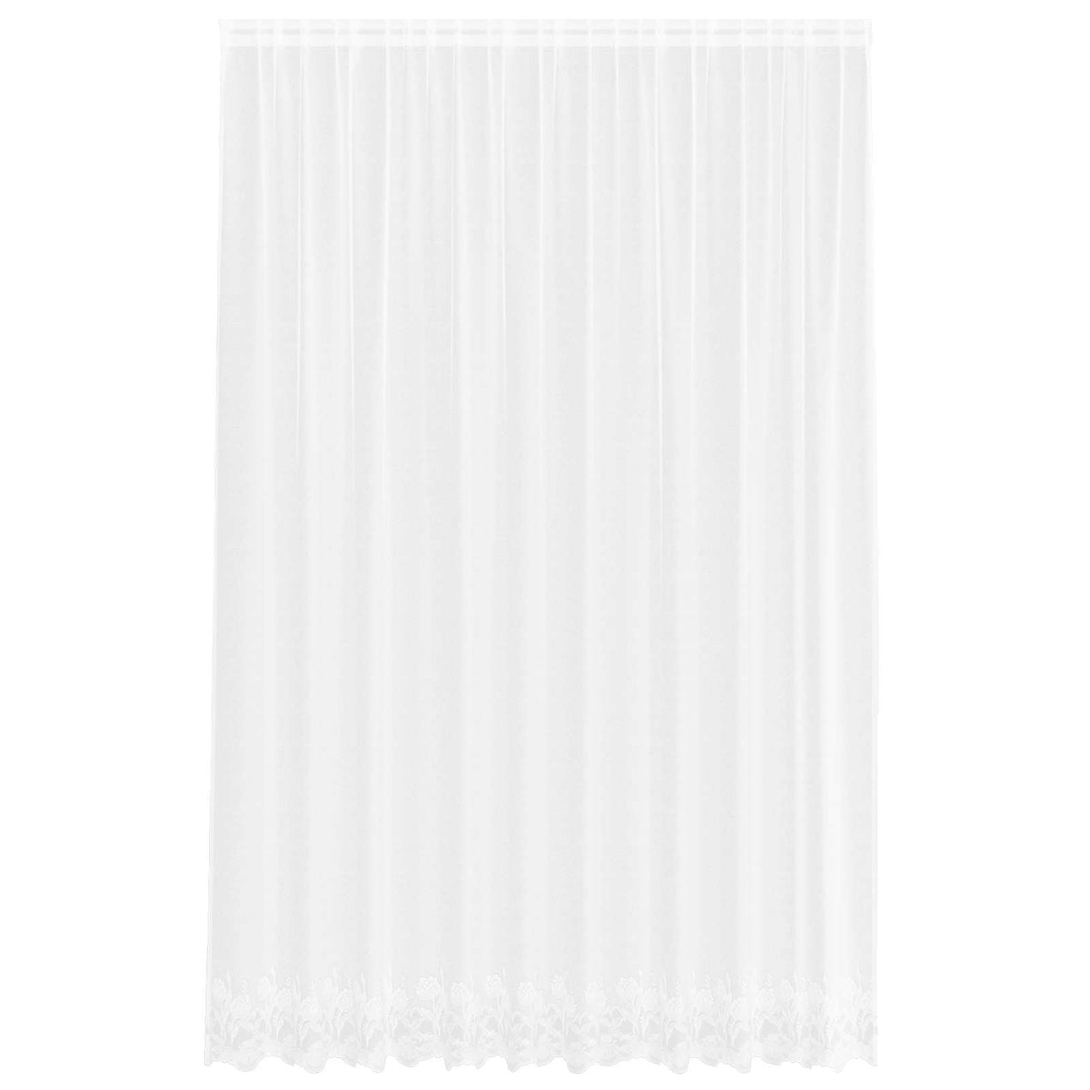 Spetsgardin Vit 280 x 300 cm Polyester