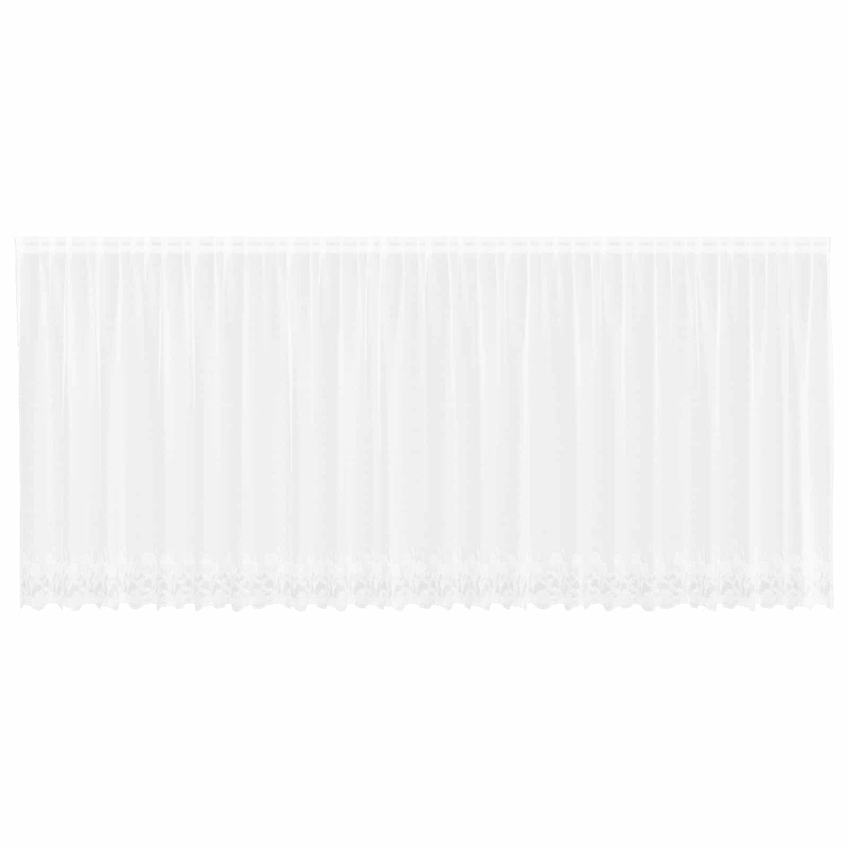Spetsgardin Vit 160 x 600 cm Polyester