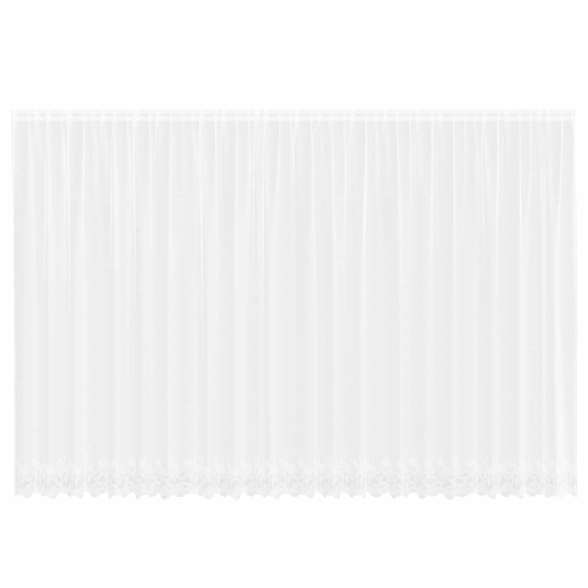 Spetsgardin Vit 220 x 600 cm Polyester