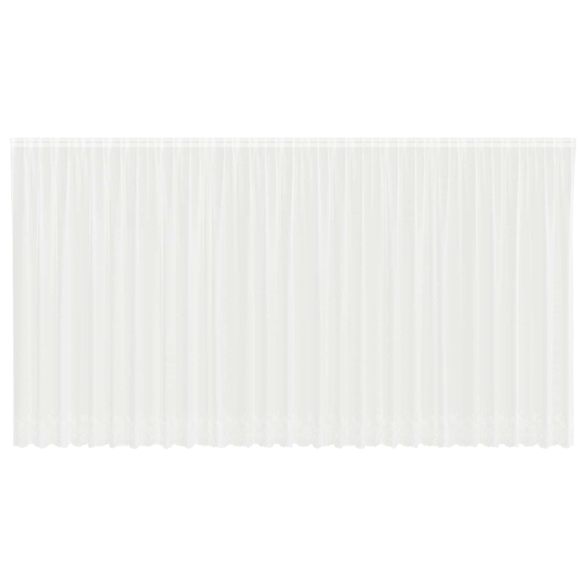 Spetsgardin Vit 245 x 750 cm Polyester