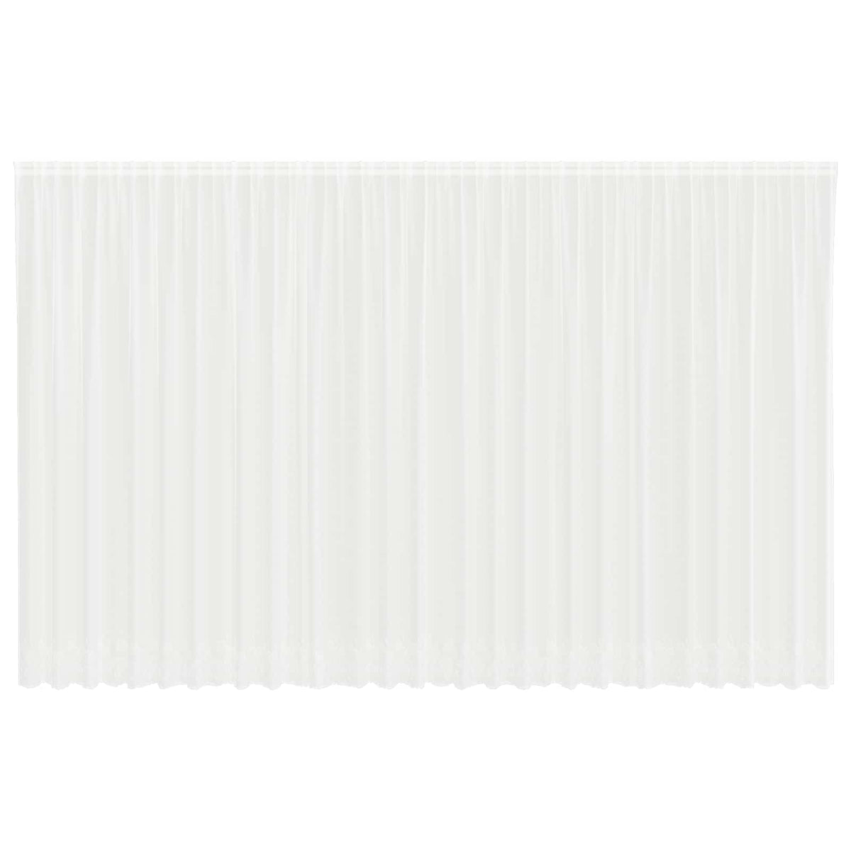 Spetsgardin Vit 300 x 750 cm Polyester