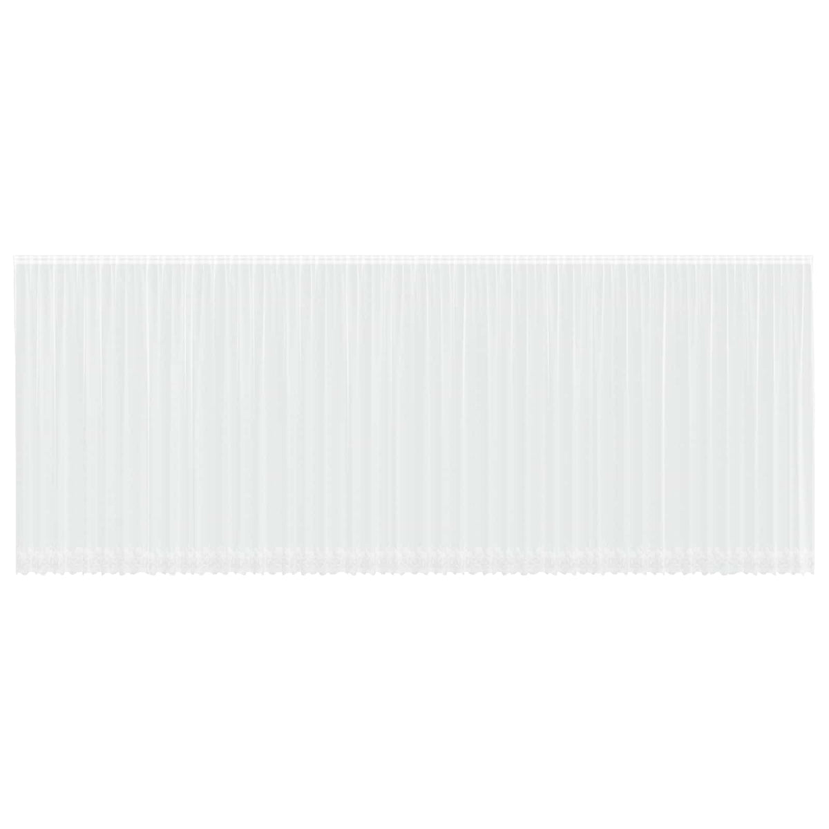 Spetsgardin Vit 260 x 1200 cm Polyester