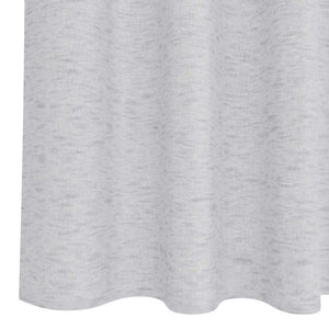 Voile Gardin med gardiner 2 pcs Ljusgrå 140x260cm Polyester