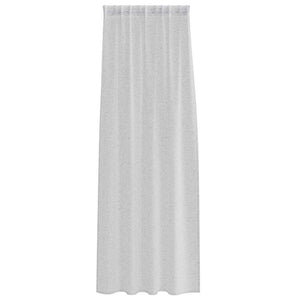 Voile Gardin med gardiner 2 pcs Ljusgrå 140x260cm Polyester