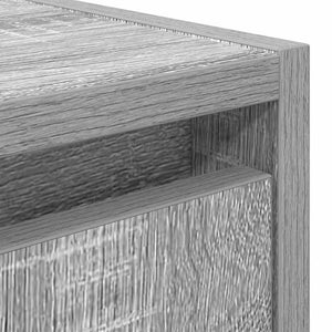 Väggmonterade sängskåp 2 st grå sonoma 38x34x40 cm