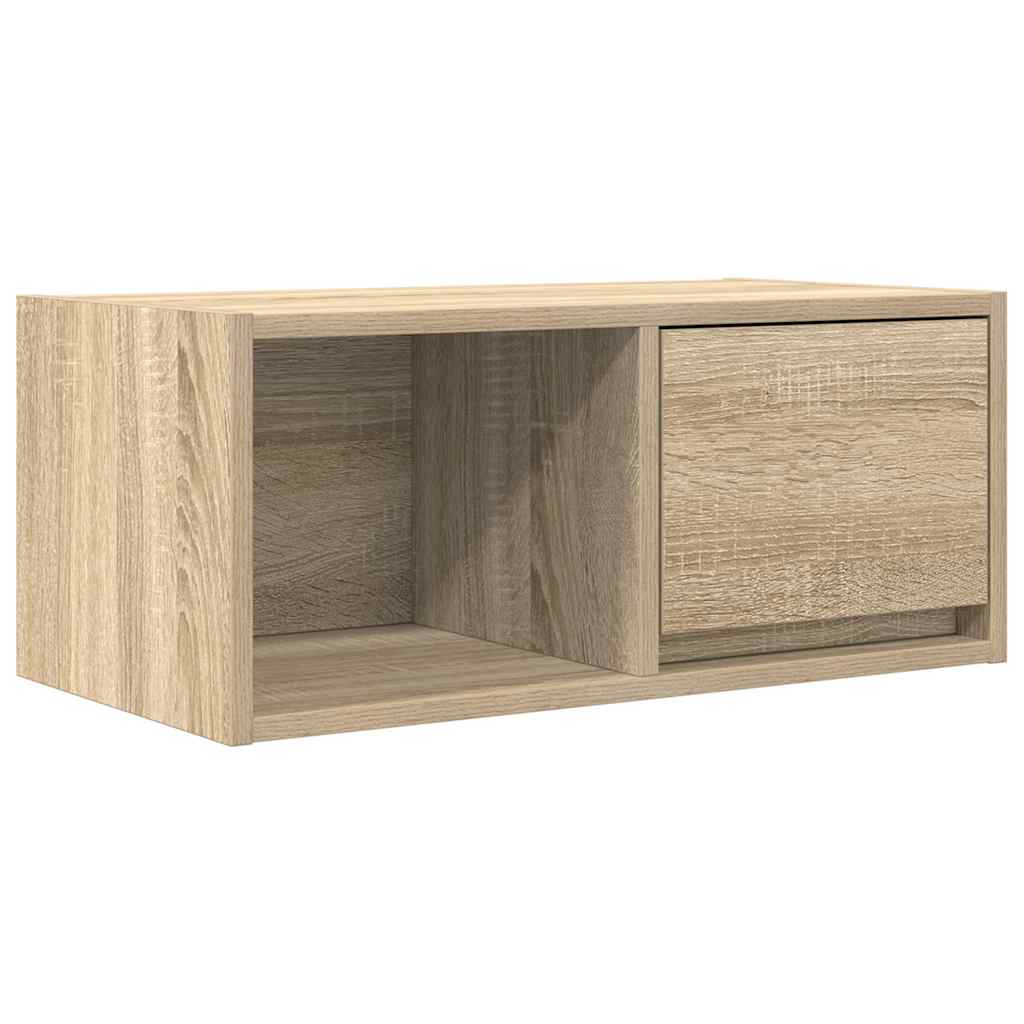 TV-bänk sonoma ek 60x31x25,5 cm konstruerat trä
