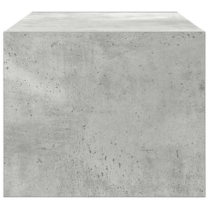 TV-bänkar 2 st betonggrå 60x31x25,5 cm konstruerat trä