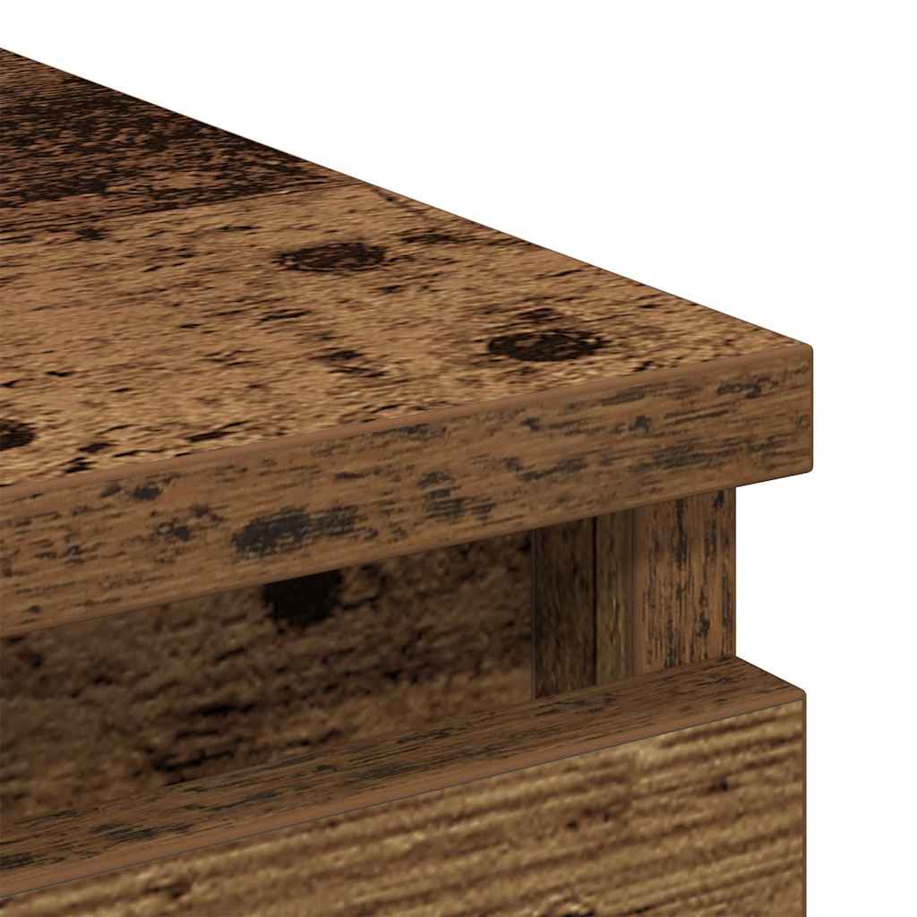 Skänk gammalt trä 80x35x76 cm konstruerat trä