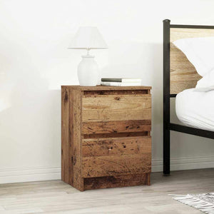 TV-bänk gammalt trä 40x35x54 cm konstruerat trä