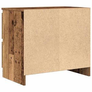 TV-bänk gammalt trä 60x35x54 cm konstruerat trä