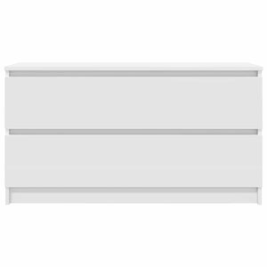 TV-bänk vit 100x35x54 cm konstruerat trä