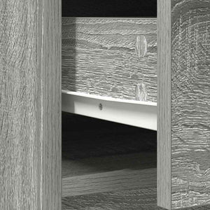 Skänk med lådor och dörrar grå sonoma 70,5x34x74,5 cm