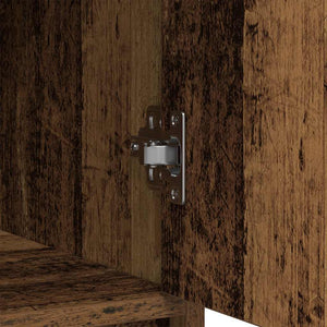 Skänk med lådor och dörrar gammalt trä 73x31x90 cm