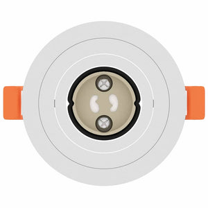 Spotlight 6 pcs Vit 9 x 9 x 2 cm Aluminium