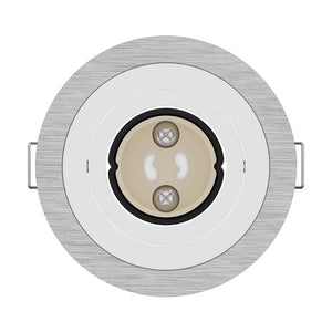 Spotlight 24 pcs Silver 9 x 9 x 2 cm Aluminium