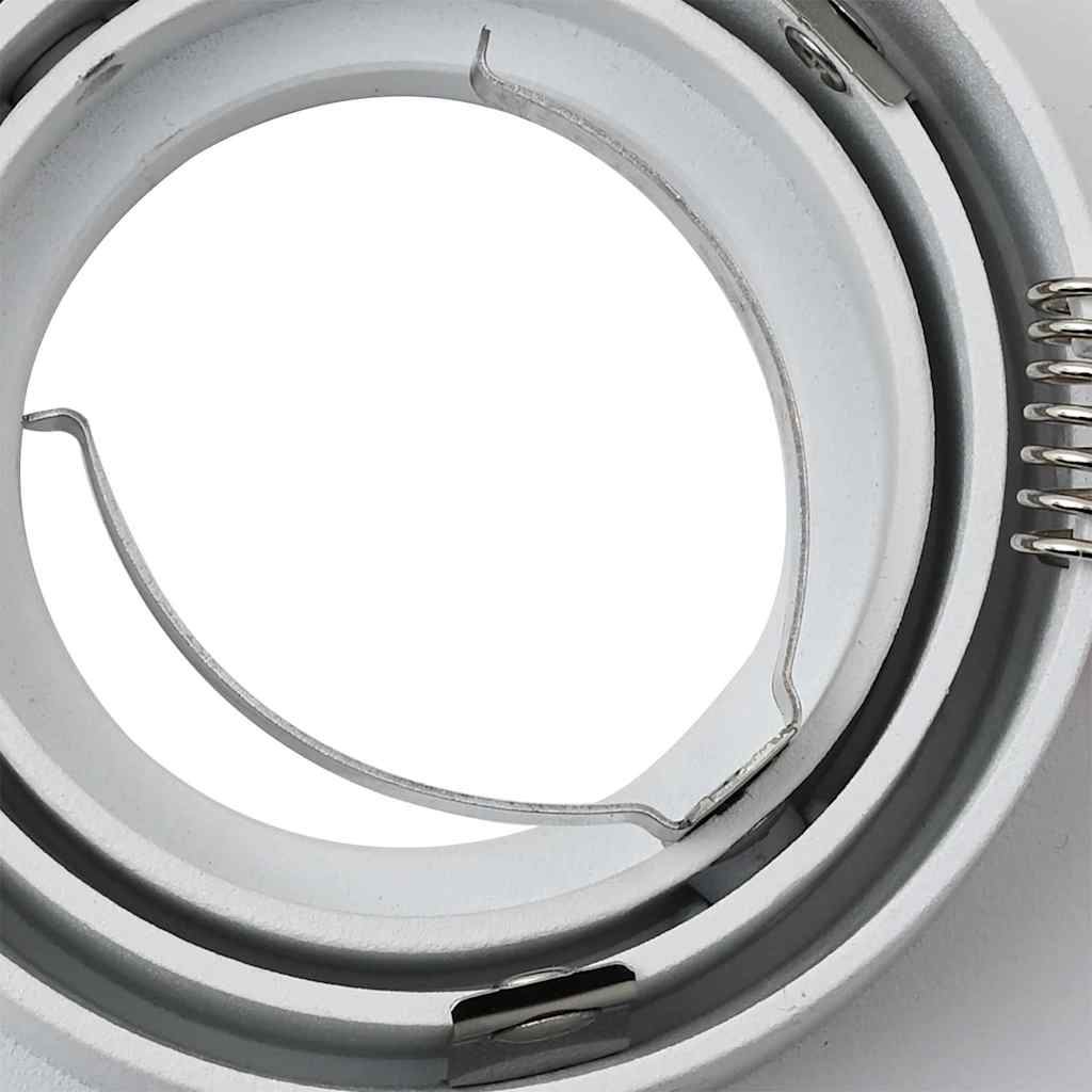 Spotlight 24 pcs Vit 9 x 9 x 2 cm Aluminium