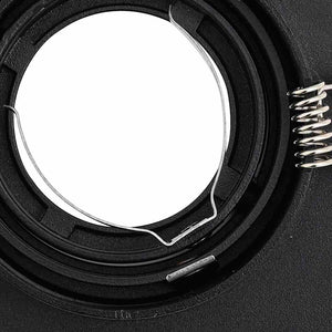 Spotlight 24 pcs Svart 9 x 9 x 2 cm Aluminium