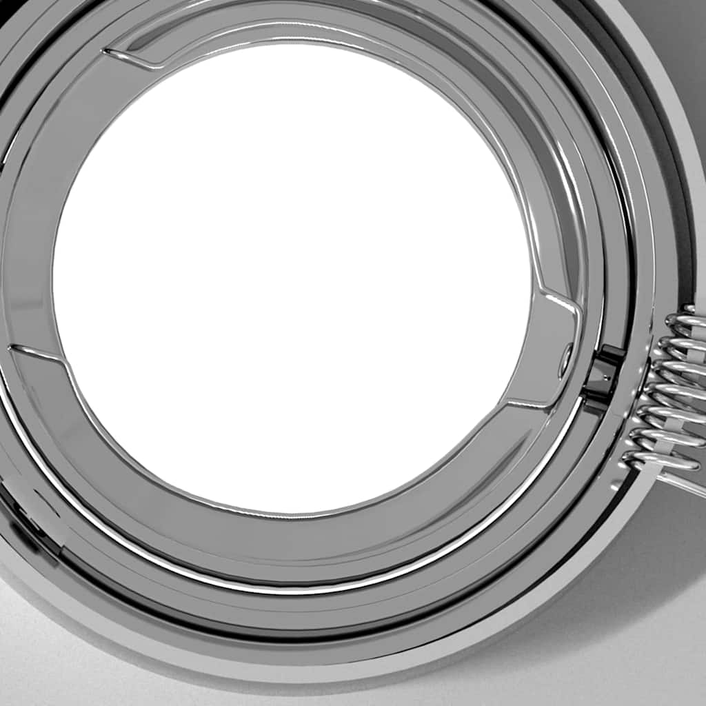 Spotlight 12 pcs Silver 9 x 9 x 2 cm Aluminium