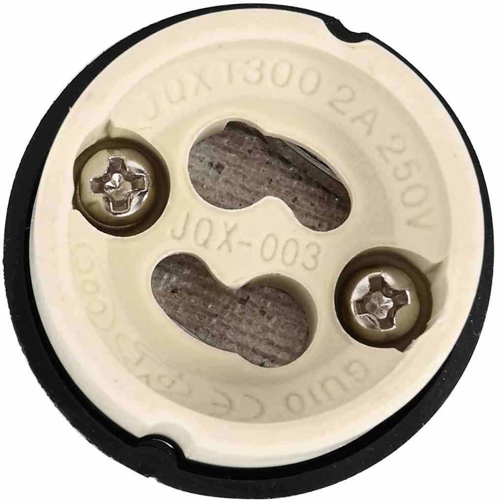 Spotlight 12 pcs Svart 9 x 9 x 2.5 cm Metall