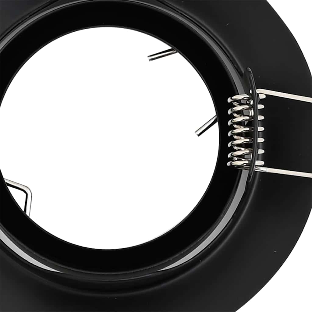 Spotlight 12 pcs Svart 9 x 9 x 2.5 cm Metall