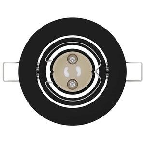 Spotlight 12 pcs Svart 9 x 9 x 2.5 cm Metall