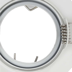 Spotlight 6 pcs Vit 9 x 9 x 2.5 cm Metall