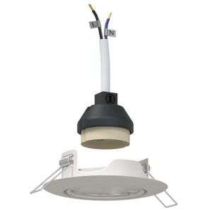 Spotlight 6 pcs Vit 9 x 9 x 2.5 cm Metall