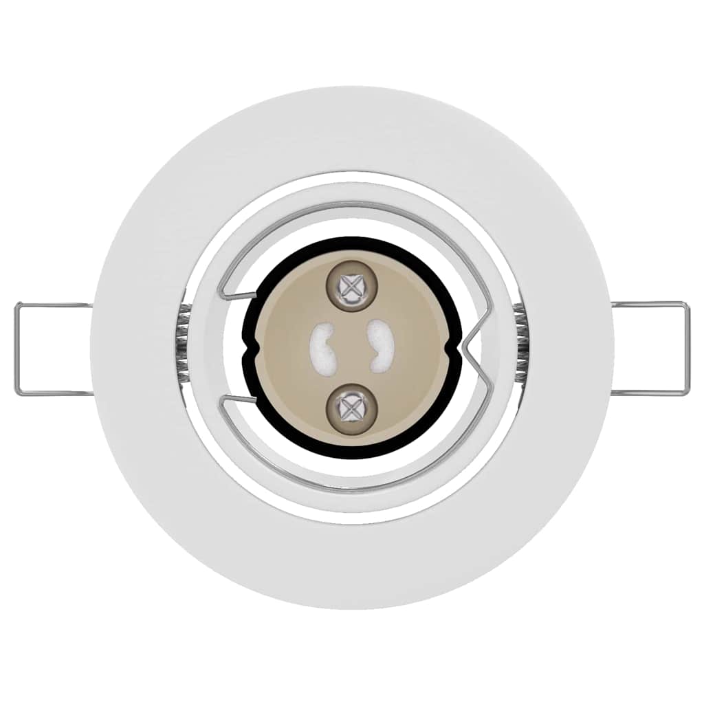 Spotlight 6 pcs Vit 9 x 9 x 2.5 cm Metall