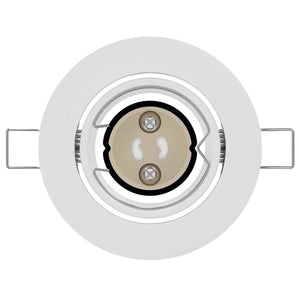 Spotlight 6 pcs Vit 9 x 9 x 2.5 cm Metall