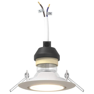 Spotlight 6 pcs Vit 9 x 9 x 2.5 cm Metall