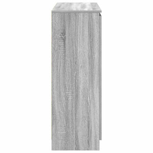 Skänk med lådor grå sonoma 100,5x35x98,5 cm konstruerat trä