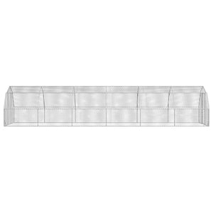 Hönsgård 2,5x12x2,25 m galvaniserat stål