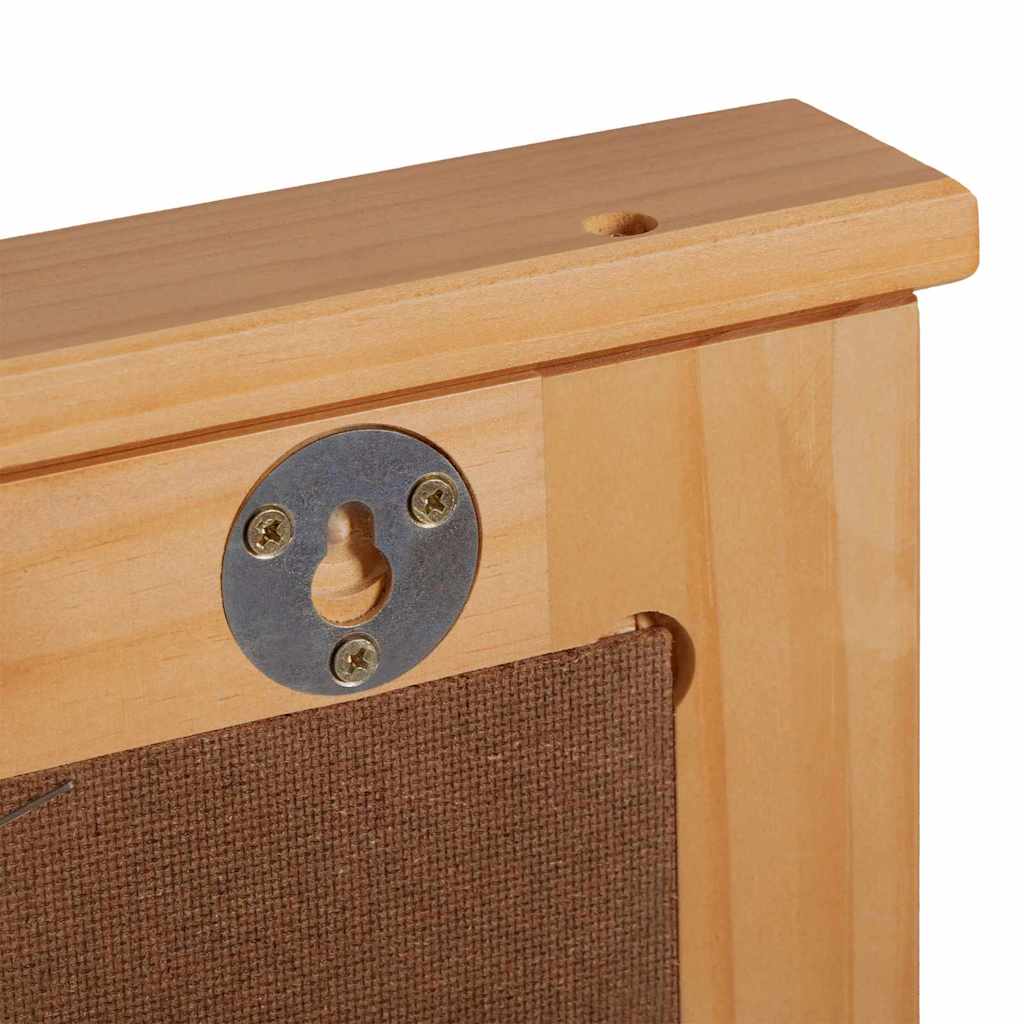 Badrumsmöbelset med låda VIGO 3 pcs Honung brun Massiv furu