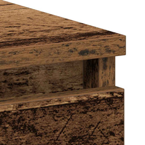 Skrivbord gammalt trä 90x45x76 cm konstruerat trä