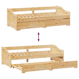 Dagbädd med rull utan madrass "IRUN" 90x200 cm