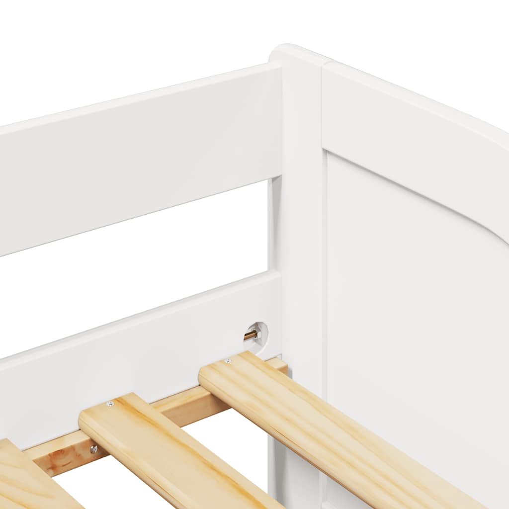 Dagbädd med rull utan madrass "IRUN" vit 90x200 cm