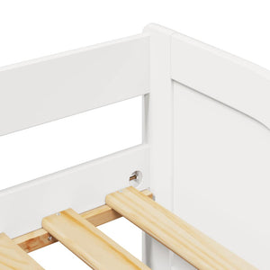 Dagbädd med rull utan madrass "IRUN" vit 90x200 cm