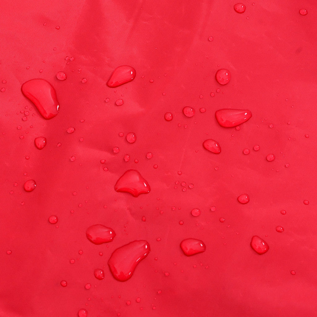 Regnrock för hundar med reflekterande remsor polyester röd s