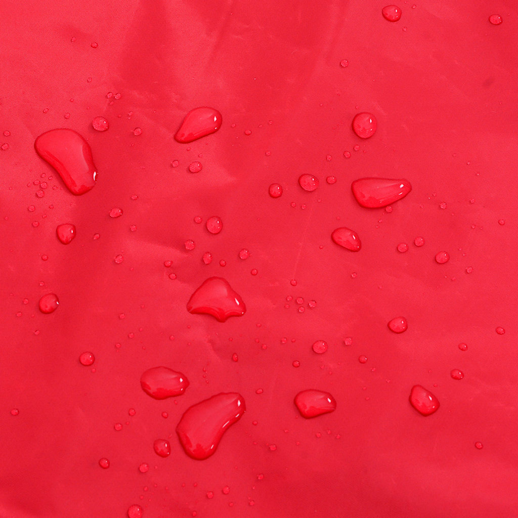 Regnrock för hundar med reflexer polyester röd 3XL