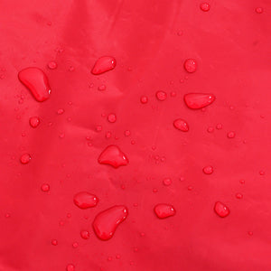 Regnrock för hundar med reflexer polyester röd 3XL